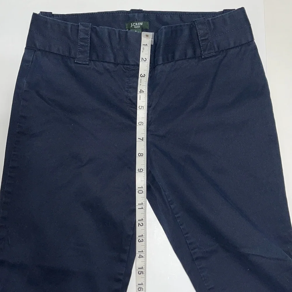 J.Crew Woman Indigo City Fit Khaki Stretch Pants Size 0